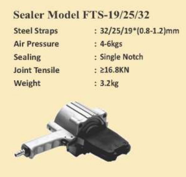 Pneumatic Steel Strapping Sealer