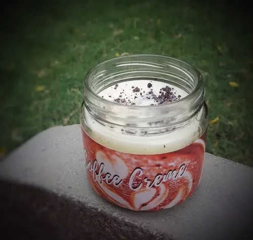 Coffee Scented Soy Wax Jar Candle