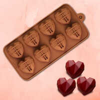 Silicone Candle Molds - Color: Brown