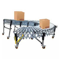 Gravity Roller Conveyor - Stainless Steel, 250mm Length, 10mm Rollers | Efficient Gravity-driven Material Transport