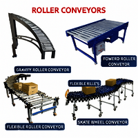 Roller Conveyor - Color: Silver