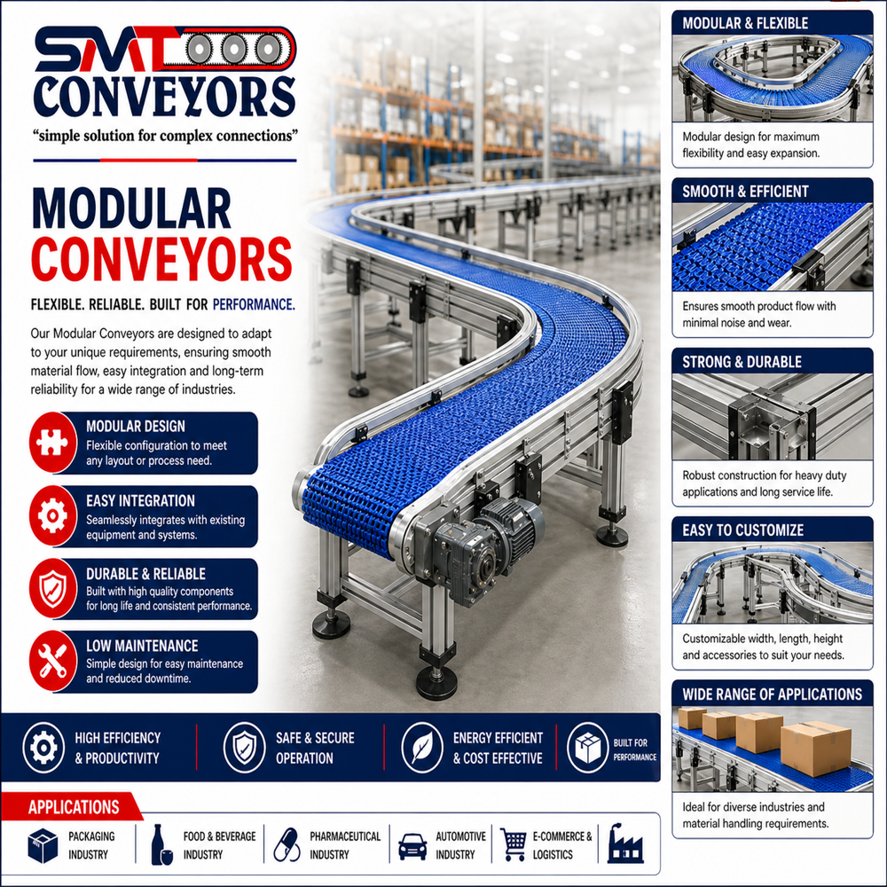 Modular Conveyor - Color: Silver