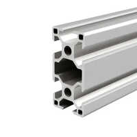 Aluminium Profile 40x80 Mm - Color: Silver