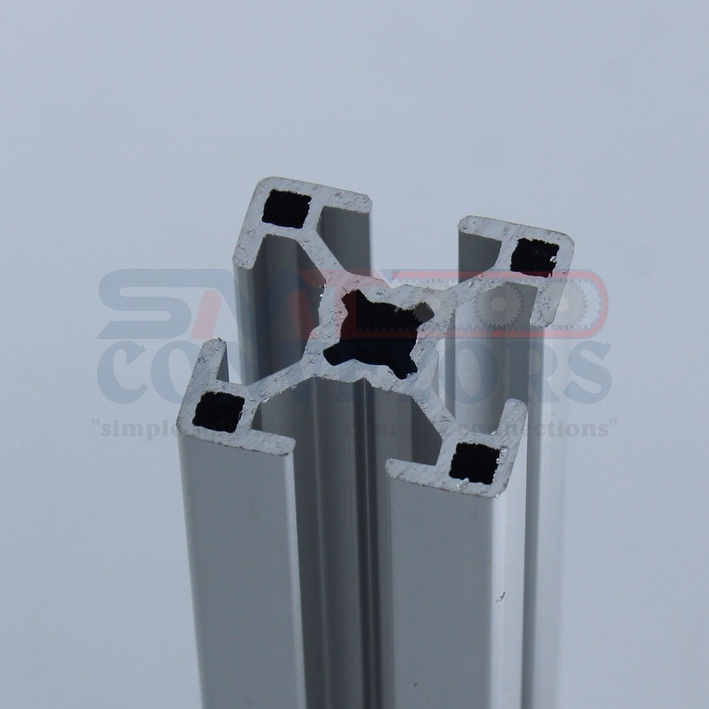 Aluminium Extrusion Profile - High-Strength Aluminium, T Slot Design, Polished Surface Treatment, Silver Color | Industrial Use, Warranty Included