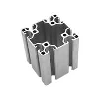 80x80 Mm Industrial Aluminium Profiles - Color: Silver