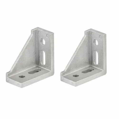 Aluminium Angle Bracket - Color: Silver