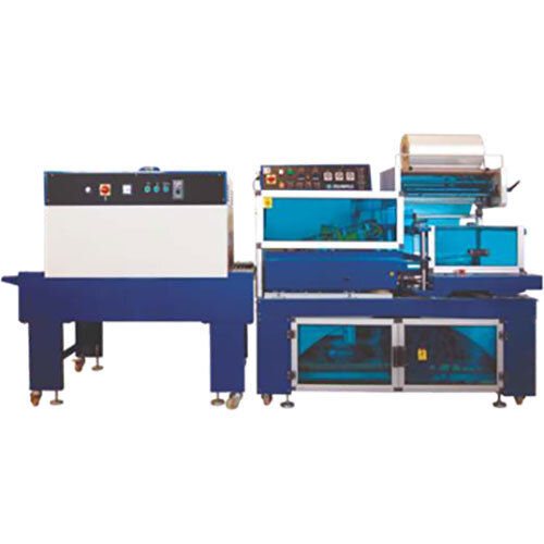 Jshl -01 Als Auto L Bar Sealer With Shrink Tunnel Machine - Color: Blue