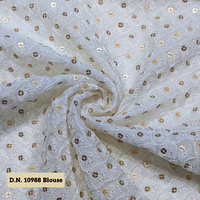 Embroidered Lehenga Fabric Set