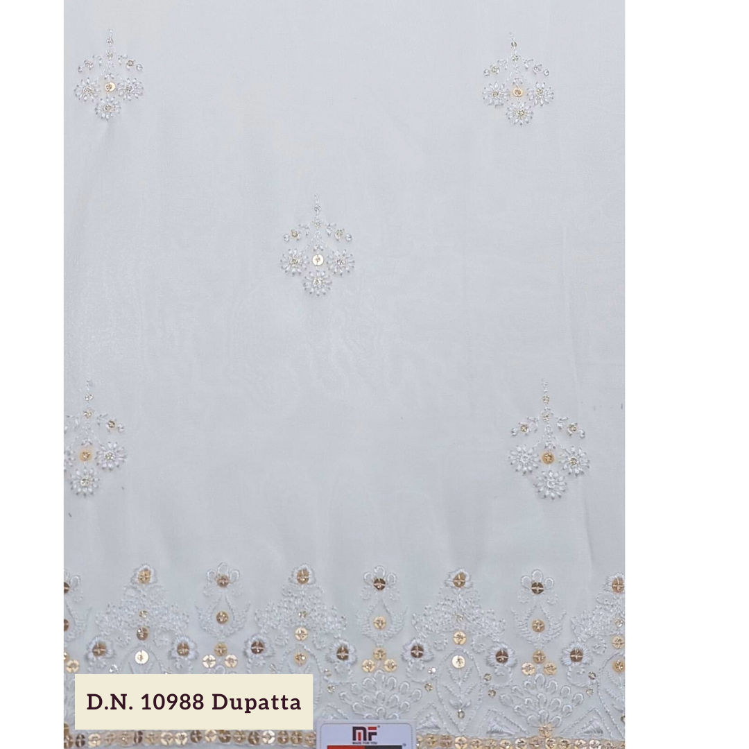 Embroidered Lehenga Fabric Set