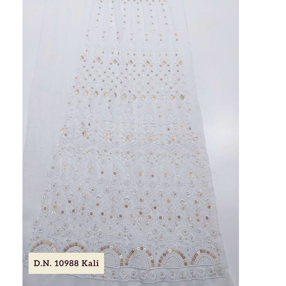 Embroidered Lehenga Fabric Set