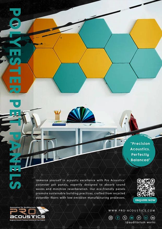 Auditorium Polyester PET Panels