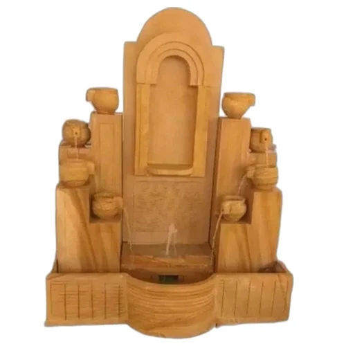 5 Feet Sand Stone Fountain - Color: Brown