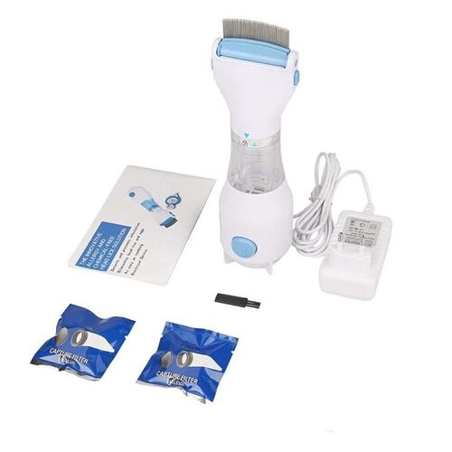 Mitsico 240V Electrical Head Lice Comb Lice Solution Chemical Free Kills Head Lice Capture Lice Removal Treatment Lice Combs and Vacuums Machine for lice removed from Head V-Comb