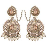 Reverse AD Maangtikka Set| AD Earring with Maangtikka| Bridal AD Jhumki Maangtikka| Traditional AD Jhumki Maangtikka