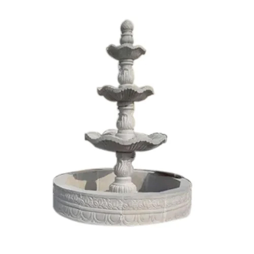 White Marble Fountain