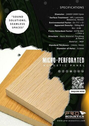 Auditorium Micro Perforated Acoustic Panel