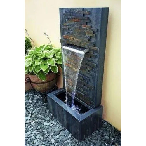 Granite Waterfall Fountain - Color: Black