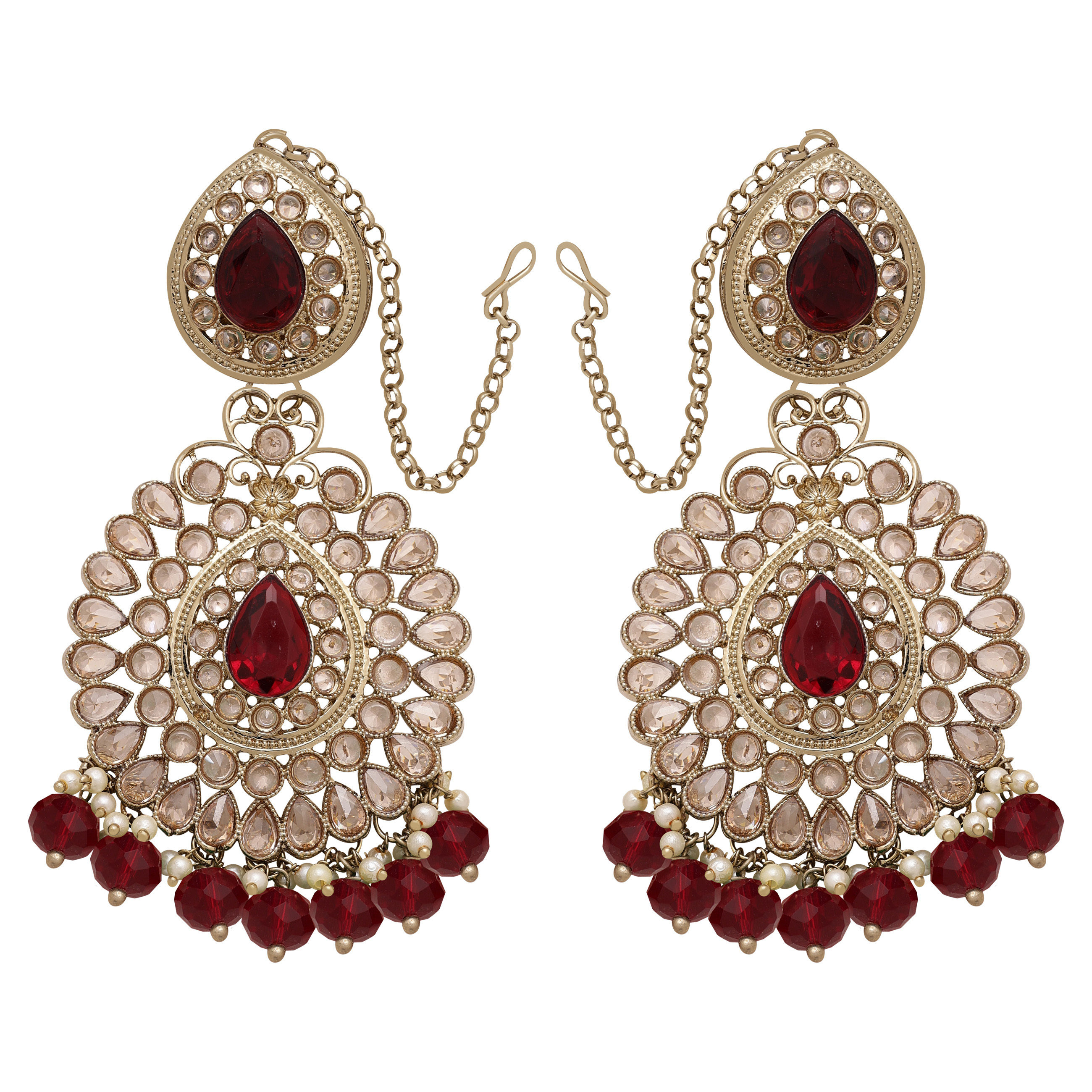 Reverse AD Maangtikka Set |AD Earring with Maangtikka| Bridal AD Jhumki Maangtikka| Traditional AD Jhumki Maangtikka .