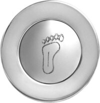 Brass Bathtub Drain Strainer - Color: Silver