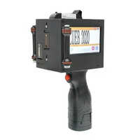 Inkjet Batch Coding Machine - Standard Size, Black Inkjet Printer | 1 Year Warranty, New Condition, Versatile For Bottles, Tins, Pouches, And Labels