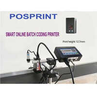 Online Batch Coding Machine - Standard Size, Matte Black Finish | New Industrial Usage With Enhanced Printing Capabilities