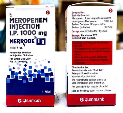 Meropenem Injection Ip 1000Mg - Dosage Form: As Directed By The Physician