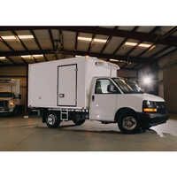 Electric Refrigerated Van With Distribution Doors
