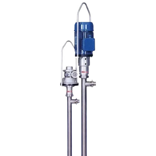 Air Motor Operated Screw Barrel Pump - Color: Blue