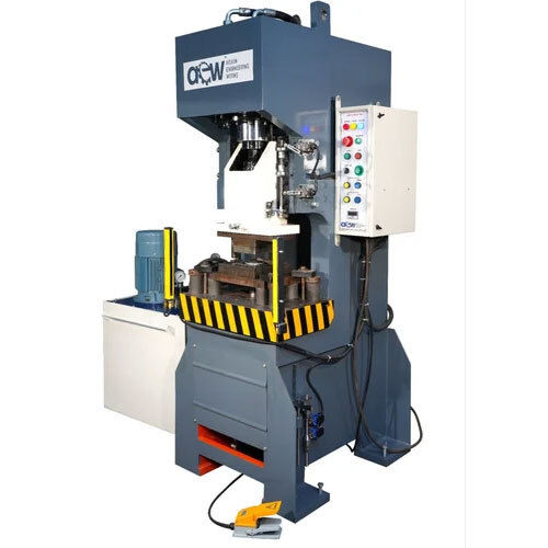 C Frame Hydraulic Power Press - Color: Blue