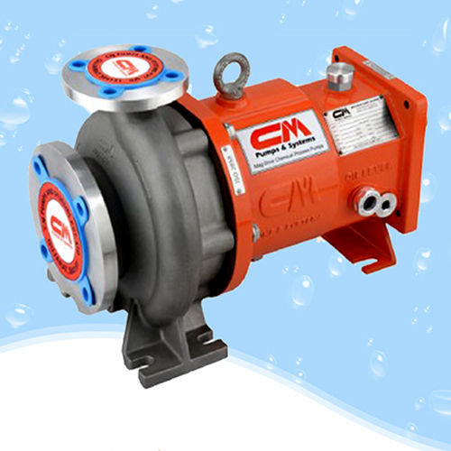 Industrial Magnetic Drive Pump - Color: Orange