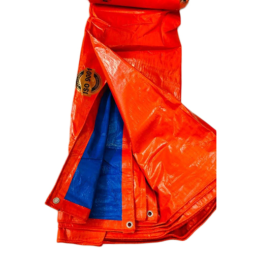 HDPE Blue And Orange Tarpaulin