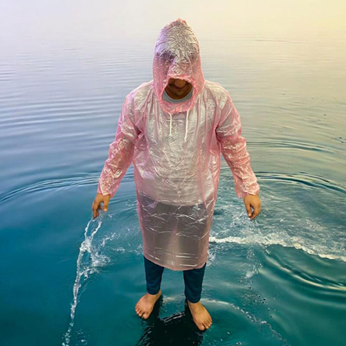 Pink Rain Poncho