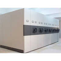 Drive Type Compactor - Mild Steel, Standard Size, Grey Color | Mobile Storage Solution For Heavy-duty Usage