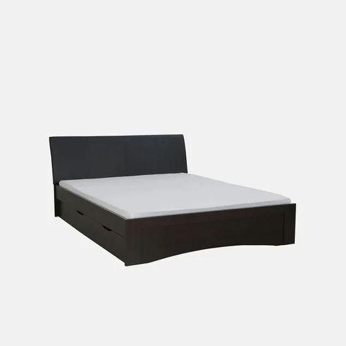 Wooden Queen Size Bed - Color: Black