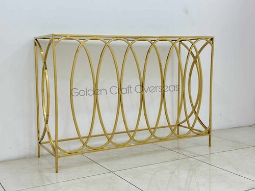 Steel console table