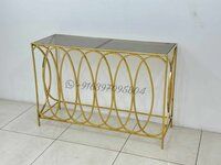 Steel console table