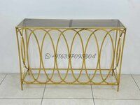 Steel console table