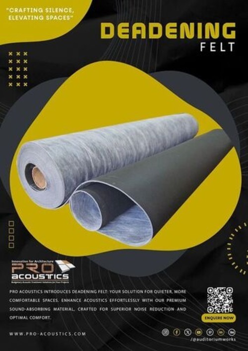Auditorium Acoustic Deadening Felt