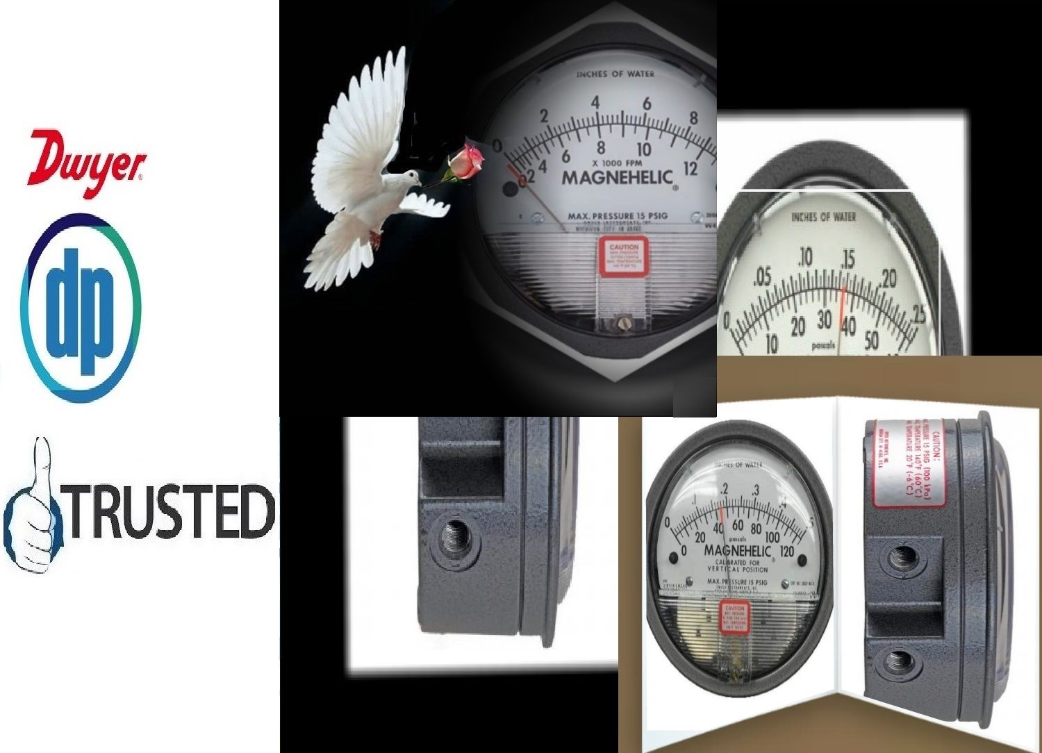 DWYER 2005D Magnehelic Differential Pressure Gauge From Ambuja Cement Foundation - SEDI Jaitaran (RAJASTHAN)