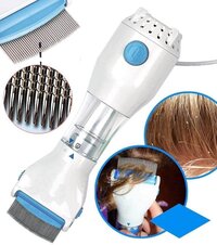 Mitsico 240V Electrical Head Lice Comb Lice Solution Chemical Free Kills Head Lice Capture Lice Removal Treatment Lice Combs and Vacuums Machine for lice removed from Head V-Comb