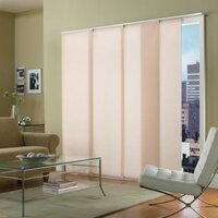 Panel Blinds - High-quality, Multi-sized | Modern, Plain Design With Vertical Pattern, Foldable For Easy Assembly And Maintenance