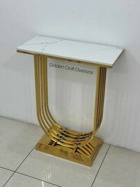 Stylish Console Table marble top