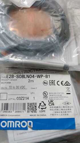 OMRON, PROXIMITY SENSOR, E2B-S08LN04-WP-B2 2M