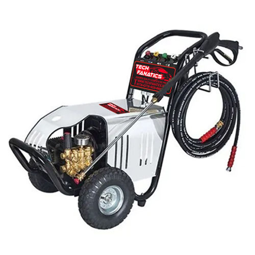 High Pressure Car Washer - 3 HP Motor Power, 2500 PSI Pressure Capacity | Ideal for Garage and Service Station Use, 1-Year Warranty