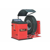 Truck Wheel Balancer - 220v/380v/550w Power | Electric Wheel Balancing For Standard Wheels, Professional Garage Equipment