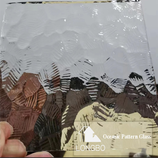 Block Sight, Protect Privacy Oceanic Pattern Glass