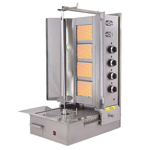 2 Burner Gas Shawarma Machine