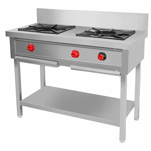 Commercial Two Burner Gas Stove