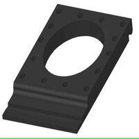Manhole Frame - Natural Rubber, 40 To 90a Hardness | Black And White, Dust-tight Seal, Vibration Absorption, Enhanced Mill Lifespan