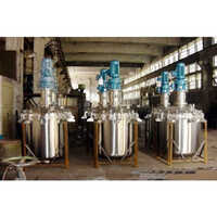 Ss Reactor Vessel With Ms Stand - Capacity: 200-500 Ltr/hr